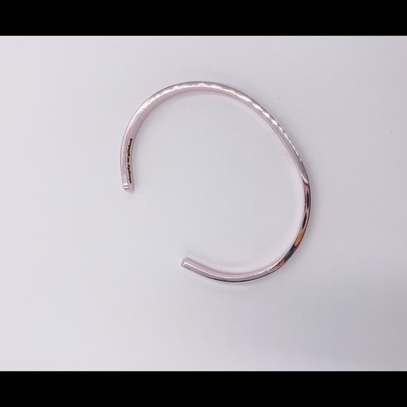 Simply Gilded Pink Bow Cuff Bracelet 5mm - Picture 3 of 4